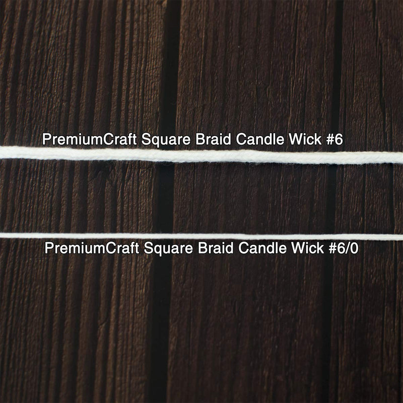 PremiumCraft Square Braid Cotton Candle Wick - #6 - NewNest Australia
