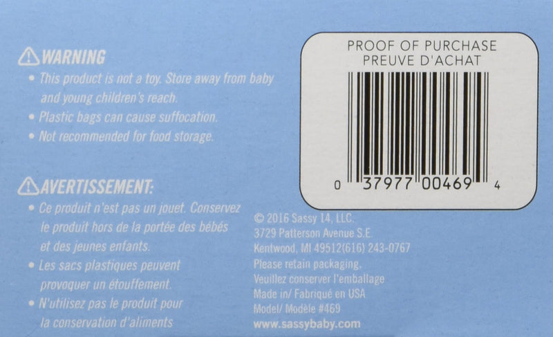 Sassy Baby Disposable Diaper Sacks, 200 Count, Packaging may vary 200 Count (Pack of 1) - NewNest Australia