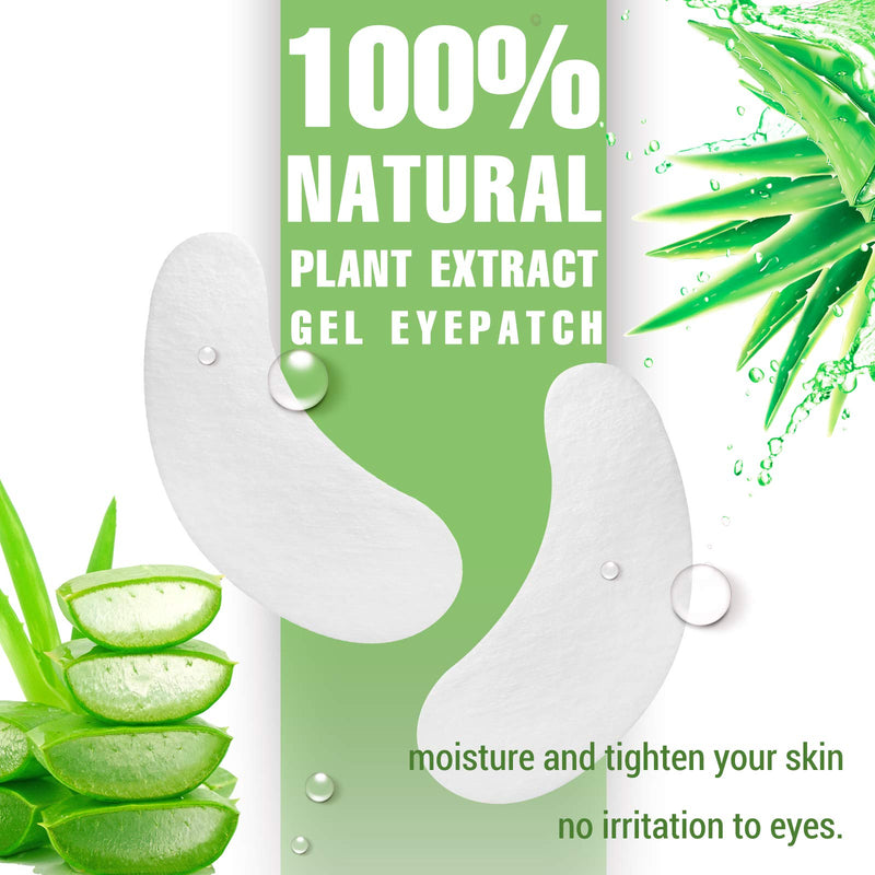 GreenLife® 50/100/150/200/300/400 Pairs Eyelash Lash Extension Under Eye Gel Collagen Eye Pads Lint Patches (100 Pairs) Pack of 100 - NewNest Australia