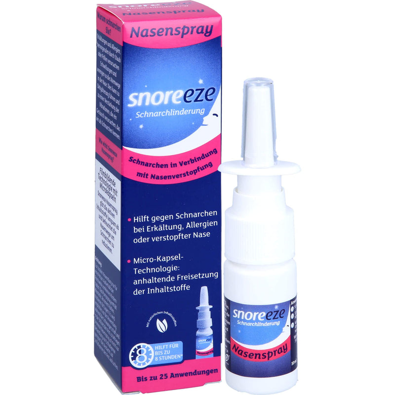 SNOREEZE snoring relief nasal spray 10 ml - NewNest Australia