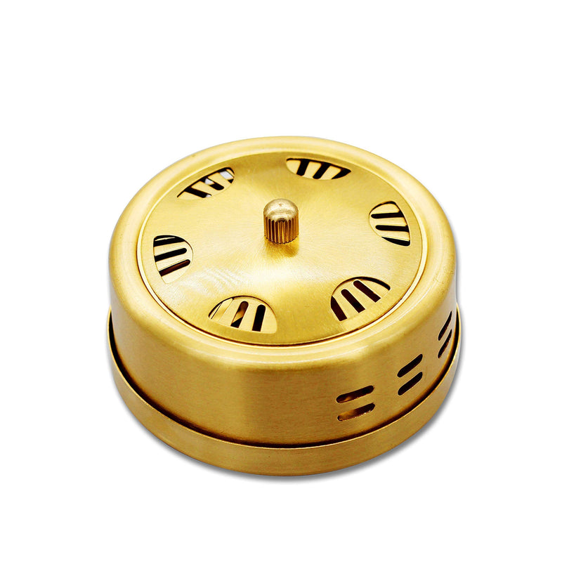 10-Years Purity 60:1 Ratio 54 Rolls Sticks Pure Moxibustion + 1 Copper Portable Smokeless Mugwort Moxibustion Moxa Box Round Shape Burner+1 Acupoint Map Acupuncture With Copper Burner - NewNest Australia