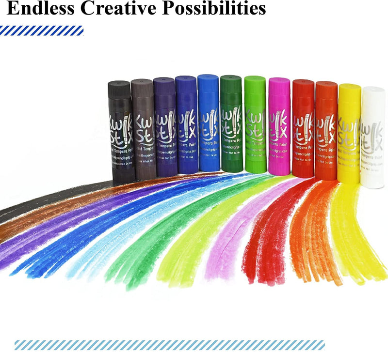 The Pencil Grip Kwik Stix Tempera Paint, Classic, Assorted 24 per Set 24 Count (Pack of 1) - NewNest Australia