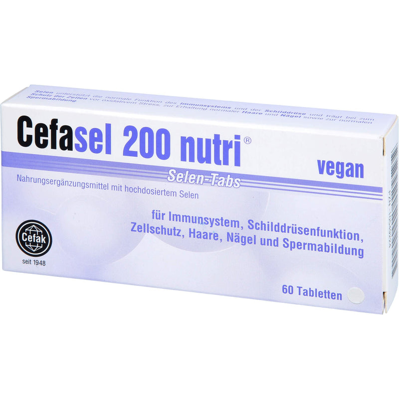Cefasel 200 Nutri Selenium tabs, 60 pcs - NewNest Australia