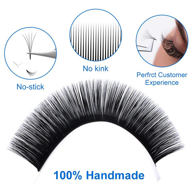 Easy Fan Lashes, C Curl 0.03mm 8-14mm Mixed Self Fanning Eyelash Extensions Easy Fan Russian Lashes 3D 5D 10D Easy Fan Volume Lashes Individual Lash Extension(KH-0.03-C-MIX8-14) MIX(8-14) 0.03mm-C - NewNest Australia