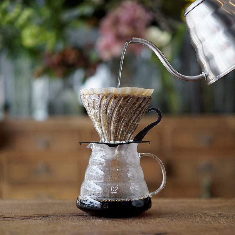 Hario VDG-02B 1-Piece Glass Coffee Dripper, Black Size 02 - NewNest Australia
