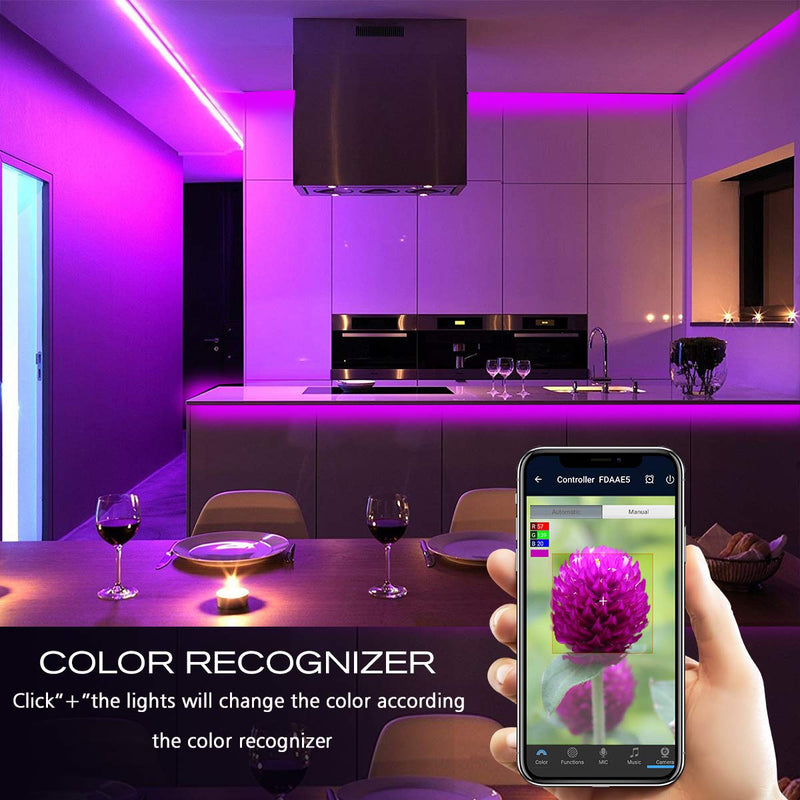 Daybetter Smart WiFi App Control Led Strip Lights Work with Alexa Google Assistant -16.4 feet 16.4 feet - NewNest Australia