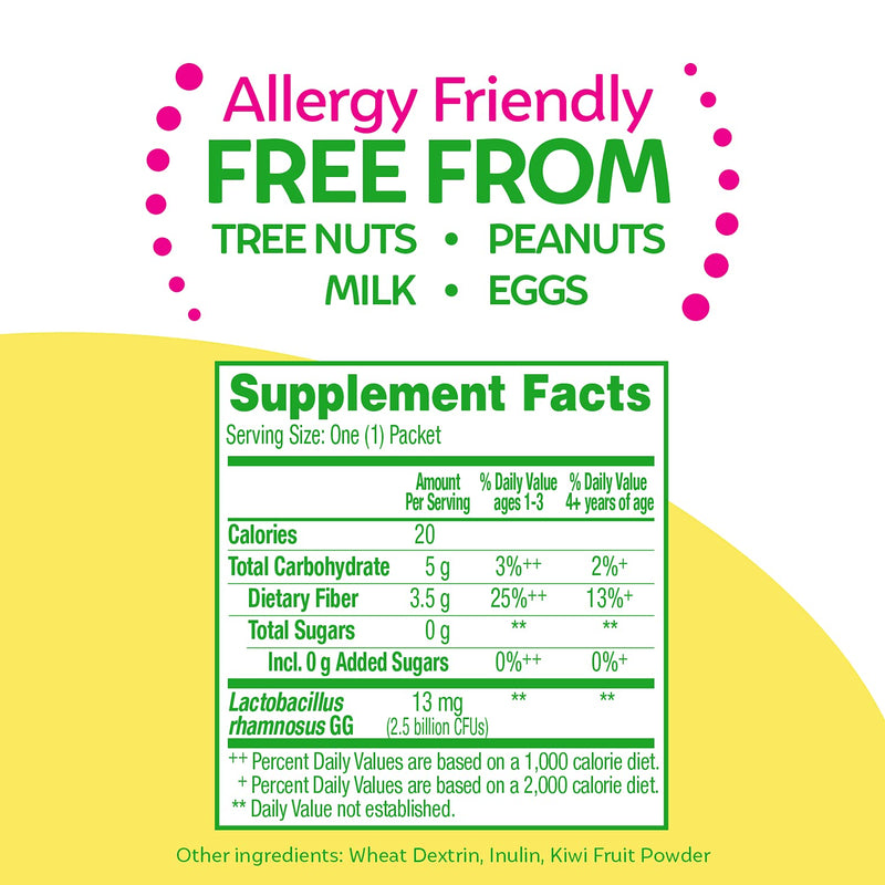 Culturelle Kids Regularity Probiotic & Fiber | Helps Restore Regularity & Keeps Kids' Digestive Systems Running Smoothly* | 24 Single Packets 24 Count (Pack of 1) - NewNest Australia