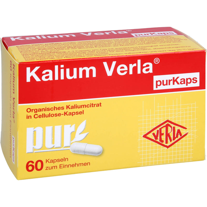 Verla-Pharm Arzneimittel Gmbh & Co. Kg Potassium Verla Purkaps, 60 pieces (1 pack) - NewNest Australia