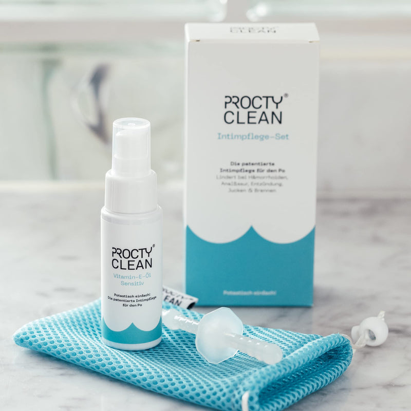 Proctyclean Intimate Care Set For Buttocks: Patented! Instead Of Hemorrhoid Ointment, Ointment For Fissure, Moist Toilet Paper. Rapid Relief From Itching, Inflammation, Etc. Intimate Care For Women, Men - NewNest Australia