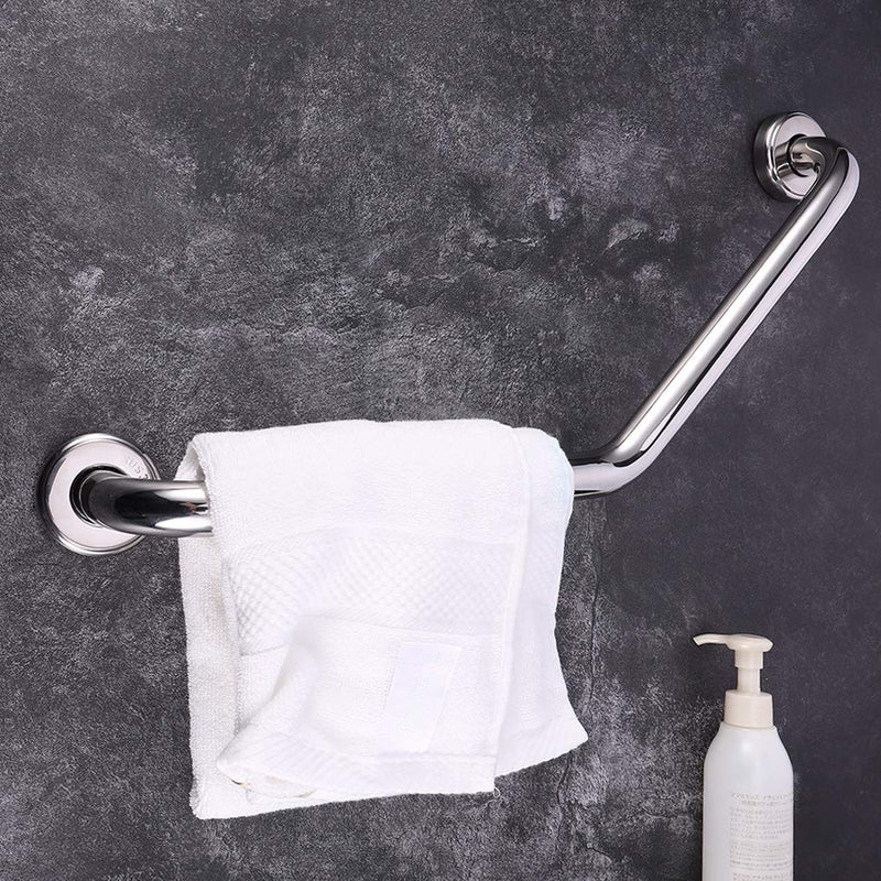 FANCYLEO EU Bathroom Grab Bar, 500mm Stainless Steel Safety Support Grab Rail Anti-Slip Handrail Towel Rails Shower Handrails Toilet Grab Handle for Elderly, Children, Disabled - NewNest Australia
