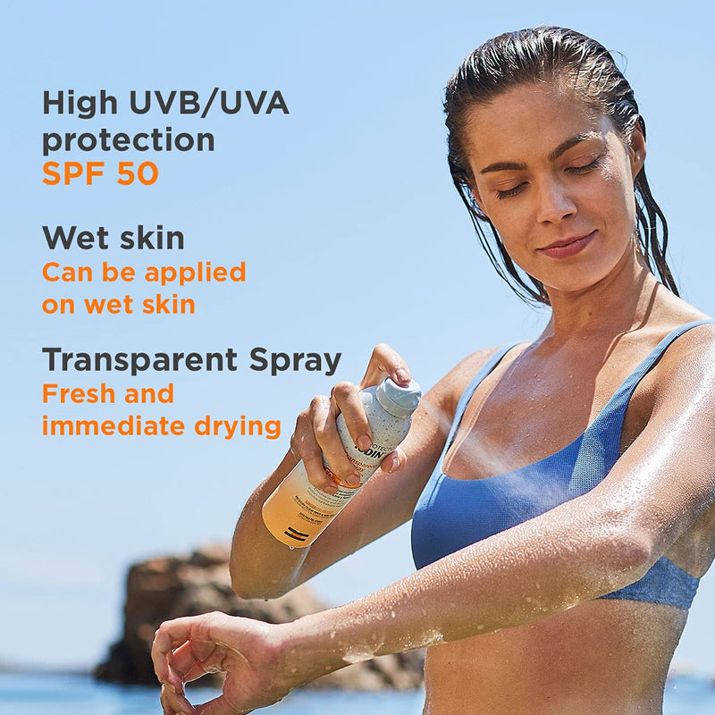 ISDIN Wet Skin Sunscreen Transparent Spray, 0.218 kg - NewNest Australia