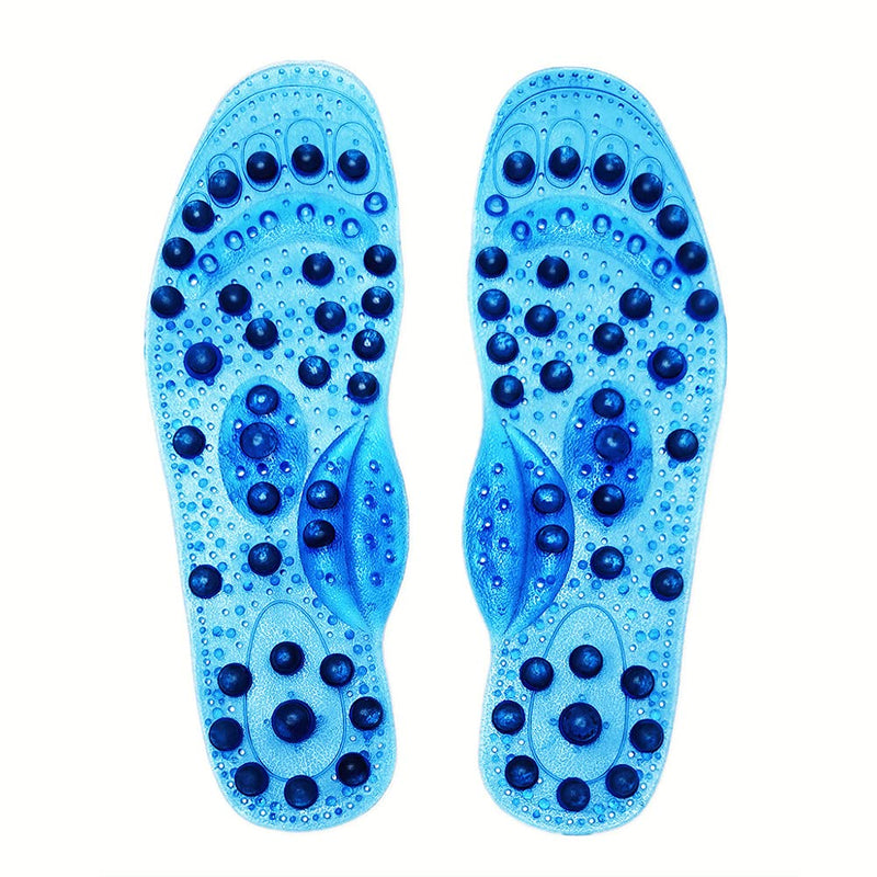 Magnetic Therapy Massage Insoles with Magnet 68PCS Stimulates the Pressure Points, Acupressure Promotion of Blood Circulation Sports Jogging Hiking Refreshing Breathable Healthcare Insole 41-45 Blue - NewNest Australia