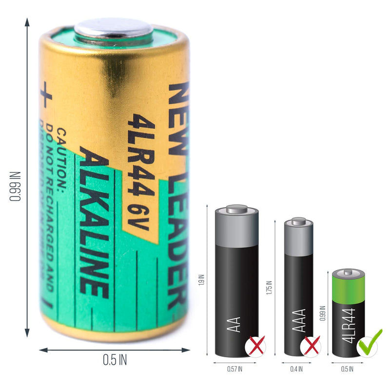 Bark Collar Batteries by GoodBoy 5-Pack 6V Alkaline Battery 4LR44 (Also Known as PX28A, A544, K28A, V34PX) - NewNest Australia