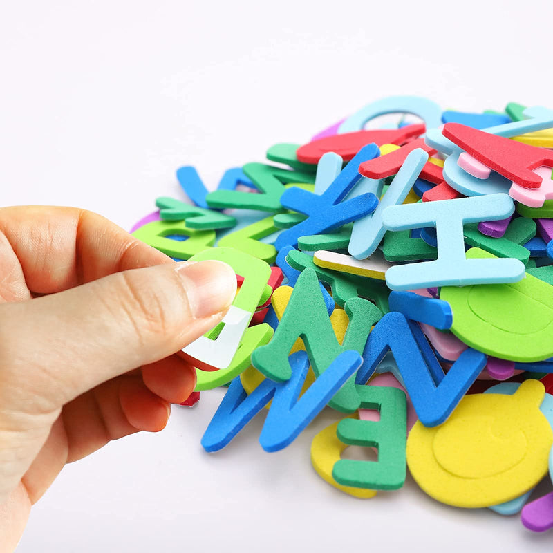 1050Pcs Foam Stickers, Self Adhesive Sticky Letter Sticker for Kids DIY Craft（1.1x0.9in） Colorful-1 - NewNest Australia