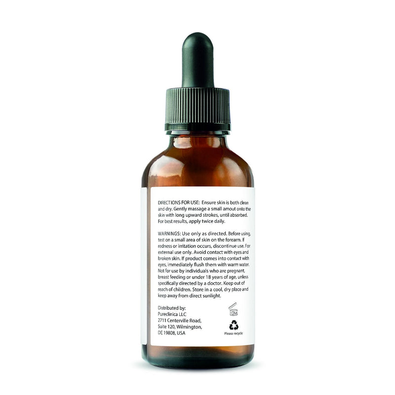 Triple Strength Hyaluronic Acid Serum - 6% Potency, Twice As Effective, Easily Absorbed Hyaluronic Acid With Extra Vitamins C & E, Resveratol And Coq10-30 Ml - Pureclinica - Sku:Haser30 - NewNest Australia