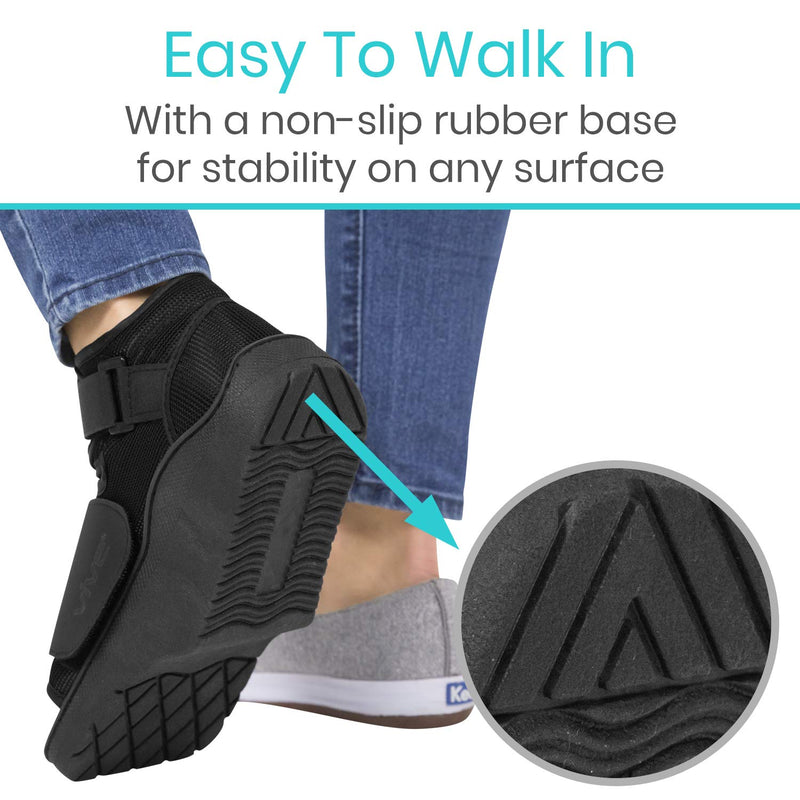 Vive Offloading Post-Op Shoe - Forefront Wedge Boot for Broken Toe Injury - Non Weight Bearing Medical Recovery for Foot Surgery (Medium) Medium - NewNest Australia