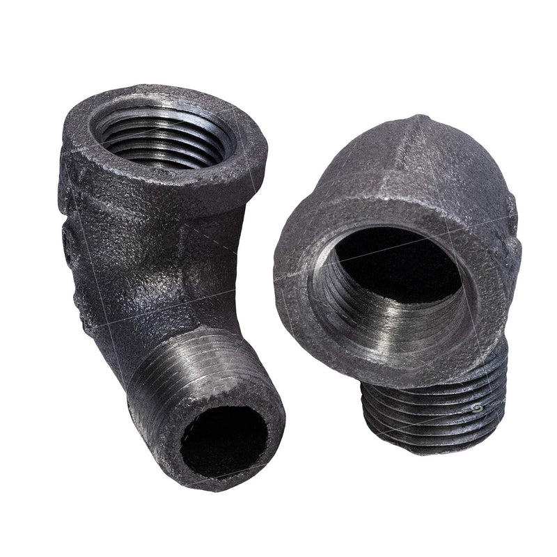 Supply Giant CNTO0114 1-1/4 in. 90 Degree Street Malleable Iron Fitting for High Pressures with Black Finish - NewNest Australia