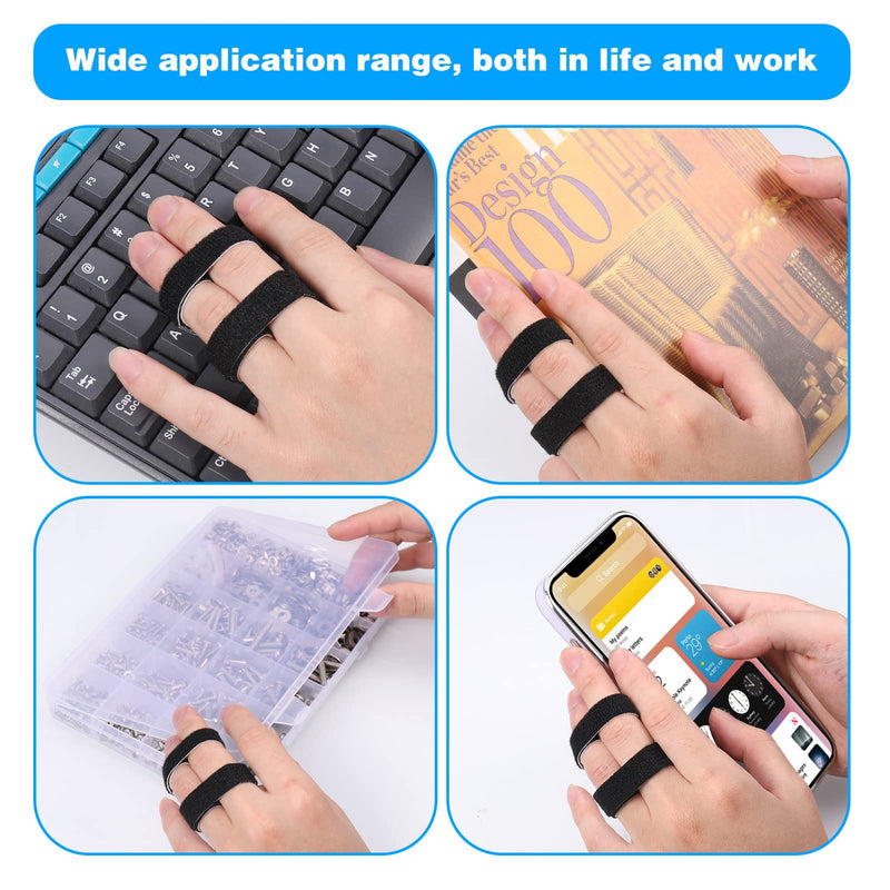 Hejo Trigger Finger Splint, Pack of 10 Finger Brace, Bandage Finger, Adjustable Finger Protection for Middle Finger, Ring Finger, Little Finger - NewNest Australia