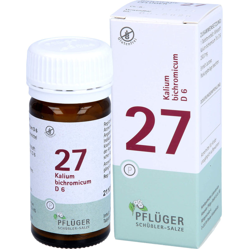 Biochemistry Pflueger 27 Potassium Bichromic. D 6 tablets 100 pieces - NewNest Australia