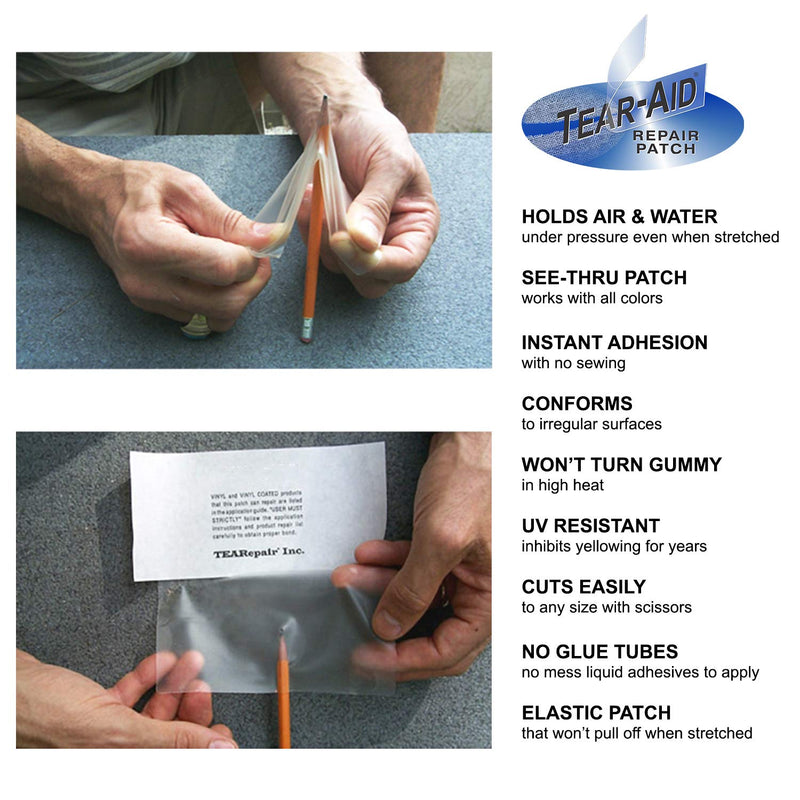 TEAR-AID Vinyl Inflatable Repair Kit, Yellow Box Type B - NewNest Australia