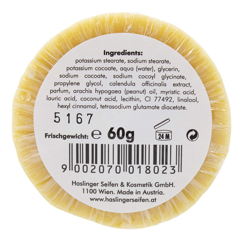 HASLINGER marigold shaving soap, 60 g - NewNest Australia