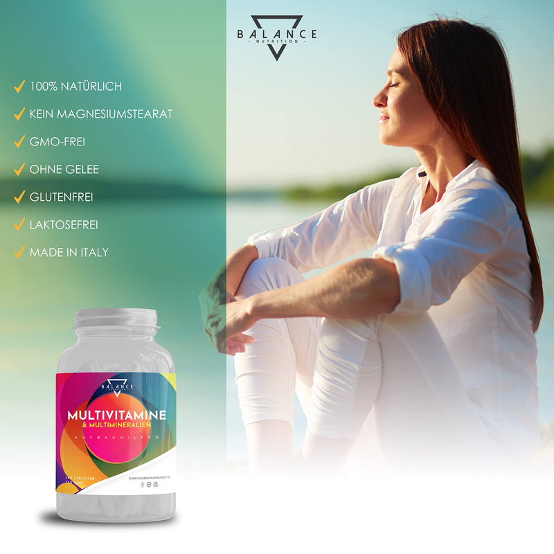 MULTIVITAMIN - 360 TABLETS (12 months) | High-dose multivitamin tablets | Vitamins AZ High Dose | Vitamins, minerals with vitamin A, B, C, D3, E, zinc, selenium, copper - NewNest Australia