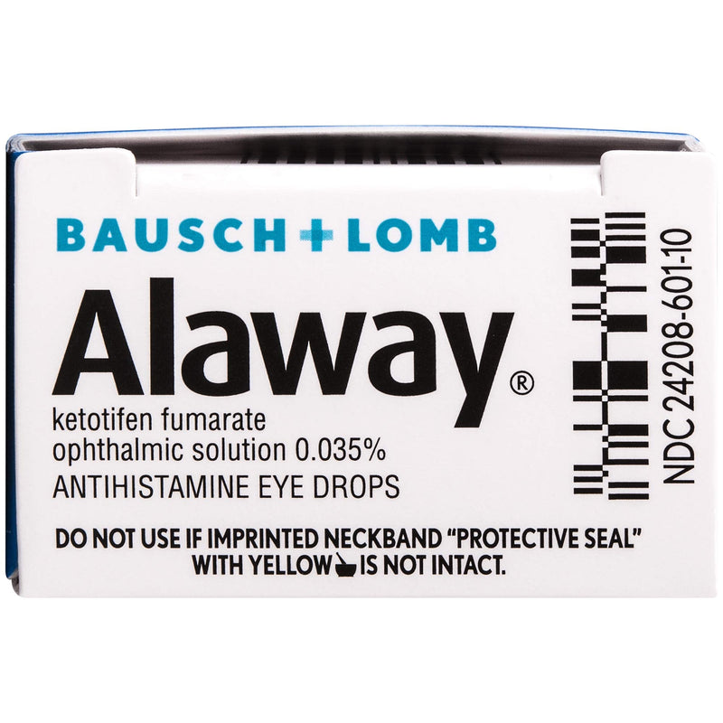 Bausch + Lomb Alaway Antihistamine Eye Drops, 0.34 Ounces/10 mL 0.34 Fl Oz (Pack of 1) - NewNest Australia