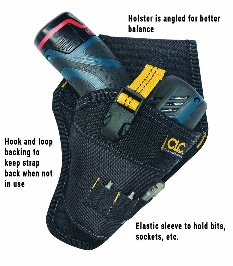 CLC Custom Leathercraft 5021 Impact Driver Holster,Black - NewNest Australia