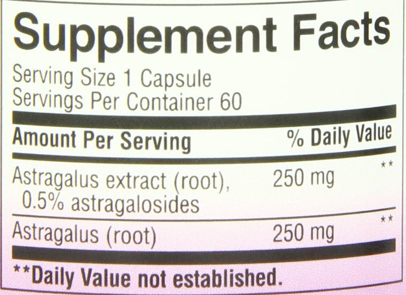 Nature's Way Astragalus Root, 60 Vcaps 60 Count (Pack of 1) - NewNest Australia