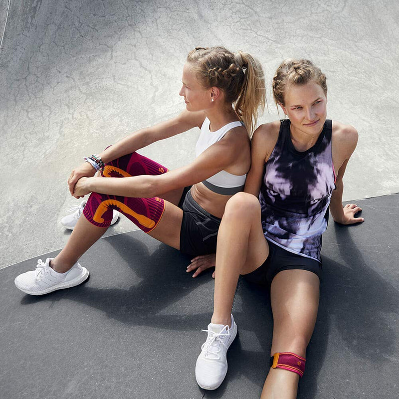 Bauerfeind, 1 Unisex Knee Sports Strap, Can Be Worn On The Right And Left, For Ball Sports, Athletics, Pressure Relief, Silicone Ring, Size. M, Black, 11449421170012 - NewNest Australia