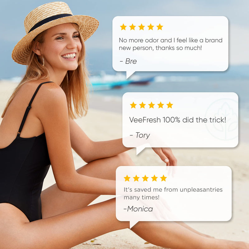 VeeFresh - VeeCleanse Boric Acid Vaginal Suppositories + Suppository Applicator - Vaginal pH Balance Suppositories - Vaginal Odor Control - Feel Fresh, Feminine and Confident - NewNest Australia