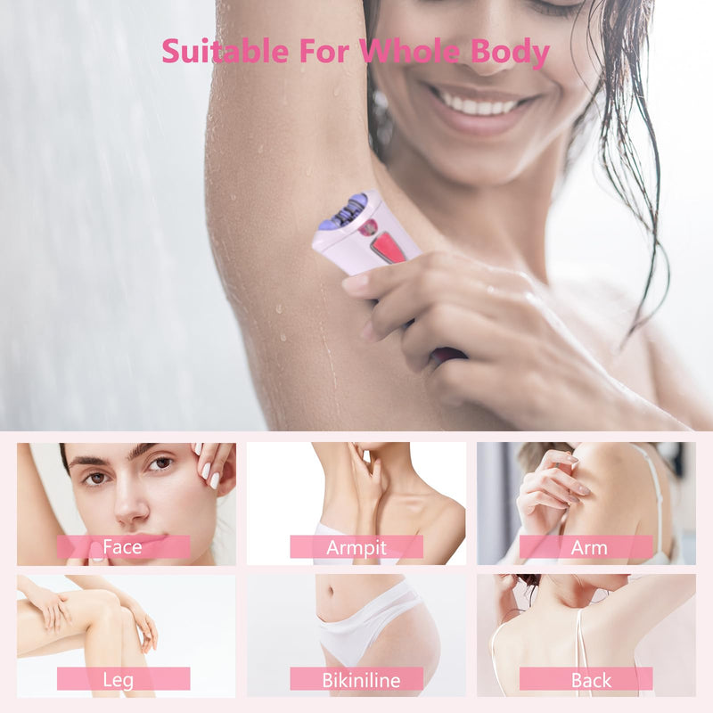 Women'S Epilator For Hair Removal, Wireless Wet And Dry Epilator For Long-Lasting Smooth Skin, Gift For Women, Face, Body, Armpits, Legs, Hair Removal In Bikini Area - NewNest Australia