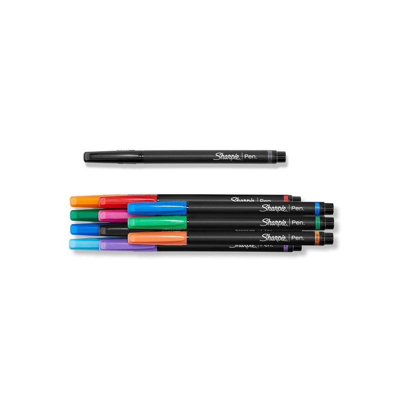 Sharpie Pen | Fine Point, Assorted Colors, Quick Drying Ink, 12 Count 12-Count - NewNest Australia