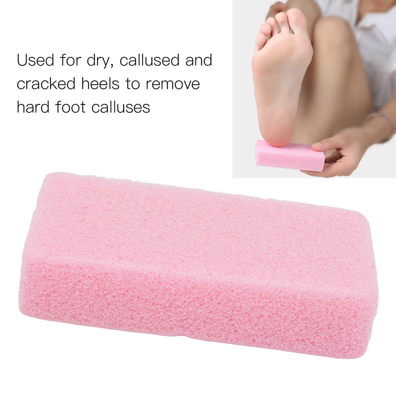 Foot Pumice Stone - Square Pink Hard Dead Skin Remove Scrubber Foot Dander Remover Foot Scrubber Rough Skin Scrubber Foot Care Pedicure Tool For Nail Tool Foot Scrubber Care - NewNest Australia