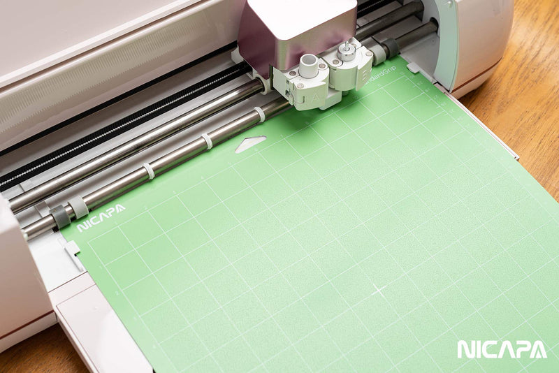 Nicapa Light Grip Cutting Mat for Cricut Maker 3/Maker/Explore 3/Air 2/Air/One (12x12 inch,3 Mats) Light Adhesive Sticky Blue Quilting Replacement Cut Mats LightGrip Blue 12*12 3packs - NewNest Australia