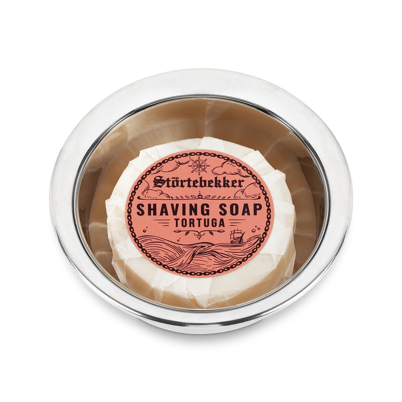 Störtebekker® Premium Shaving Soap Tortuga 70g - Handmade soap for rich shaving foam - Perfect for shaving with safety razors and straight razors - Vegan women and men 70 g (pack of 1) - NewNest Australia