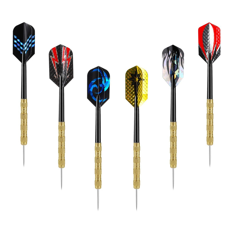 Accmor Steel Tip Darts, Professional Metal Darts, 14G Darts Metal Tip Set, Metal Darts for Dartboard,18 pcs Gorgeous - NewNest Australia
