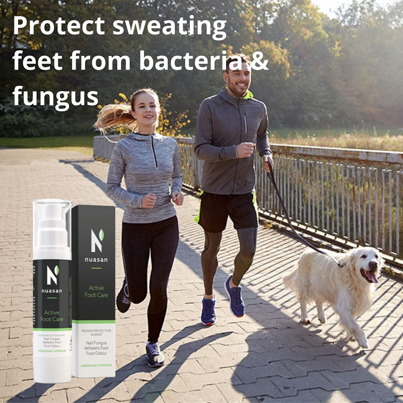 Nuasan Active Foot Care Foot Spray - Athletes Foot Treatment, Antifungal, Antibacterial Spray for Smelly Feet - Natural Nail Fungus Protection, Foot Deodorant - Itchy Feet Relief, Foot Odour Control - NewNest Australia