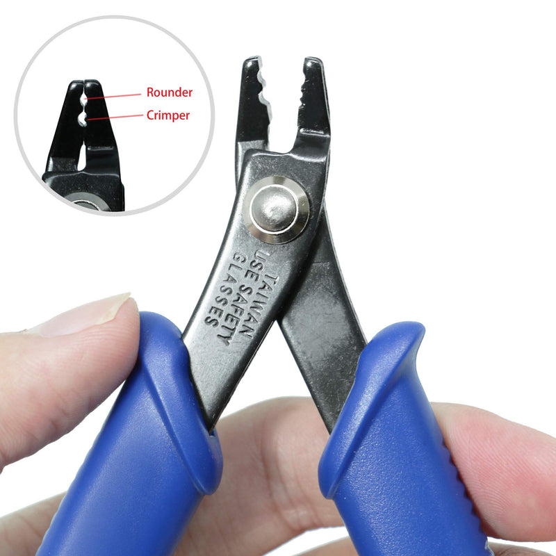 Beaditive Bead Crimping Plier for 2mm & 3mm Beads and Tubes | 5-Inch (Blue) Blue - NewNest Australia