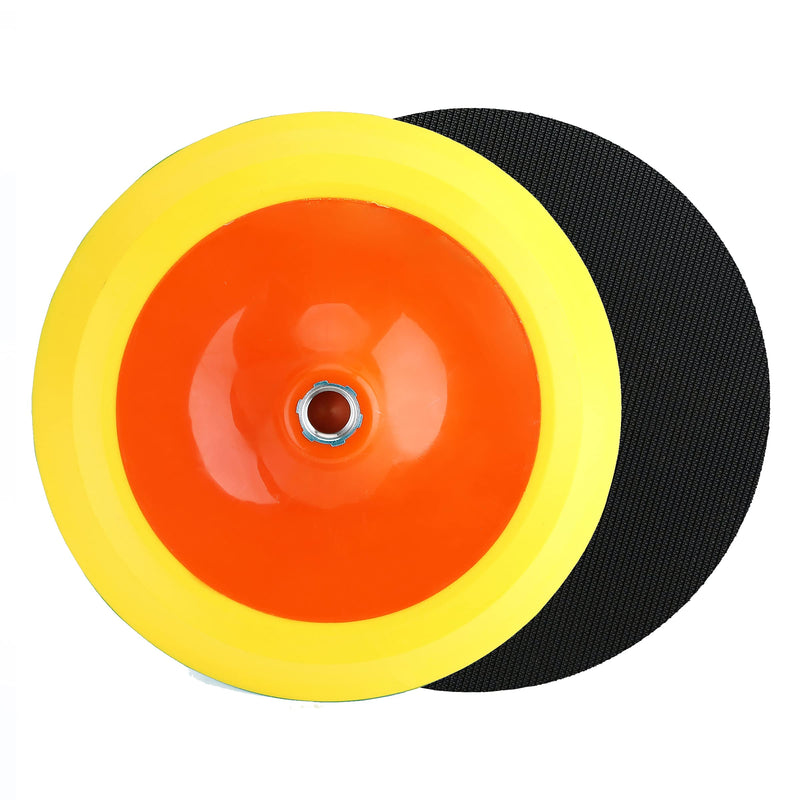Ouya 8 inch Hook and Loop Polishing Pads 5/8”-11 Thread Backing Plate for Rotary Polishing Mechine - NewNest Australia