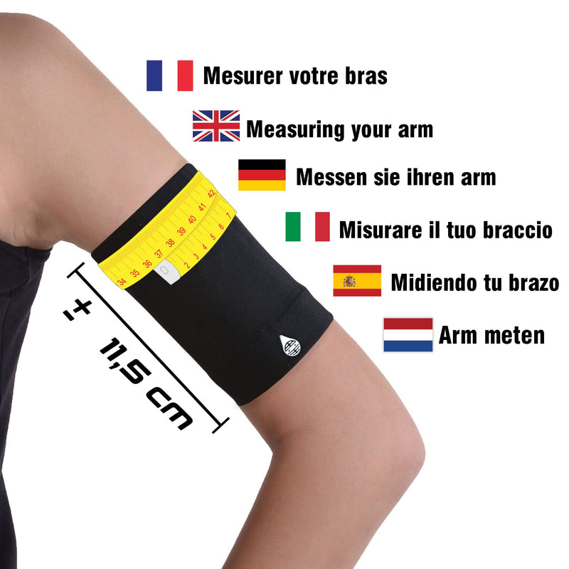 Dia-Band, glucose sensor protection bracelet Freestyle Libre, Medtronic, Dexcom or Omnipod - comfortable, reusable diabetic band. M (27-30cm) - NewNest Australia