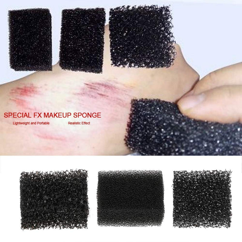 MEICOLY 6 Color Bruise Wheel for Special Effects, Face Body Oil Paint Theatrical Halloween Makeup with 3pcs Stipple Sponges - NewNest Australia