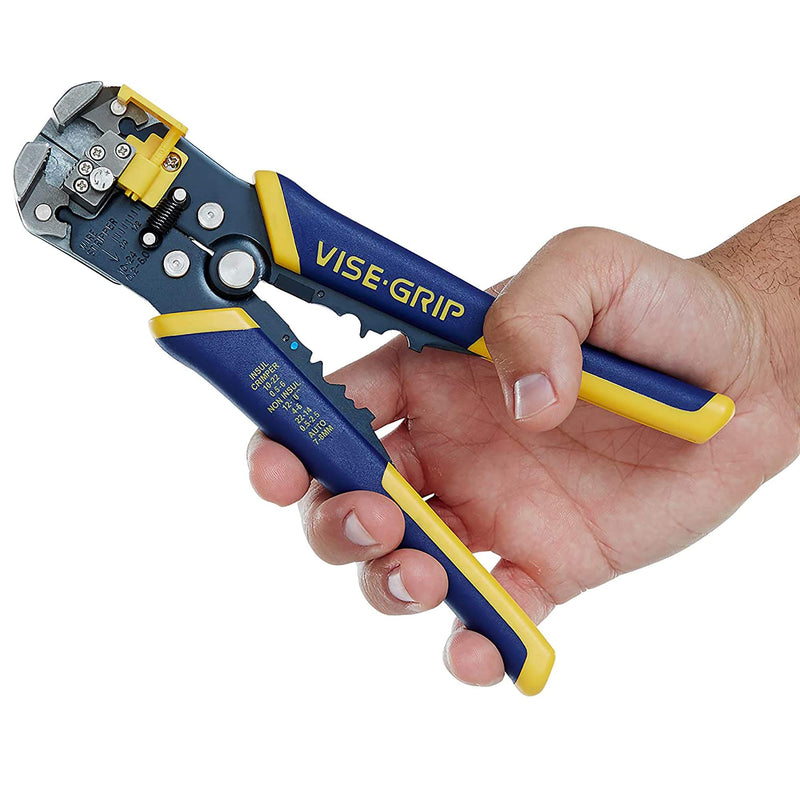 IRWIN VISE-GRIP Wire Stripper, Self-Adjusting, 8-Inch (2078300) 8" - wire stripper - NewNest Australia