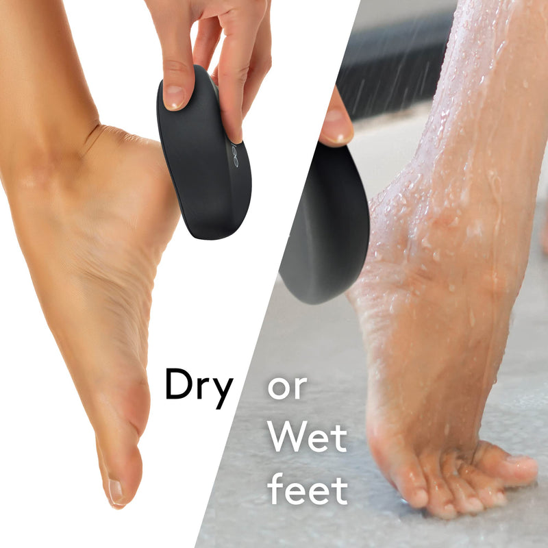 Mylee Crystal Foot File for Smooth Feet - Ultra Fine Glass Surface, Gently Removes Hard Skin, Works on Dry & Wet Feet, Easy to Clean & Sanitise Professional & Home Use, 5 Year Guarantee on the Surface - NewNest Australia