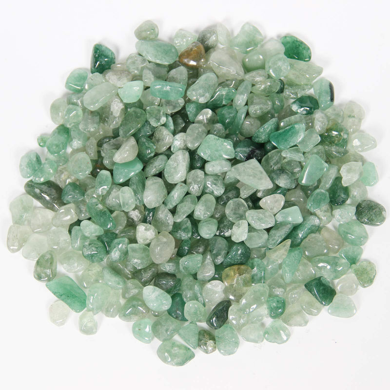 1.1lb Natural Green Strawberry Quartz Crystal Chips-Green Strawberry Quartz Healing Crystals Chips, Crushed Crystal Gemstones for Crafts, Beautiful Package for Gift (Green Strawberry Quartz) - NewNest Australia