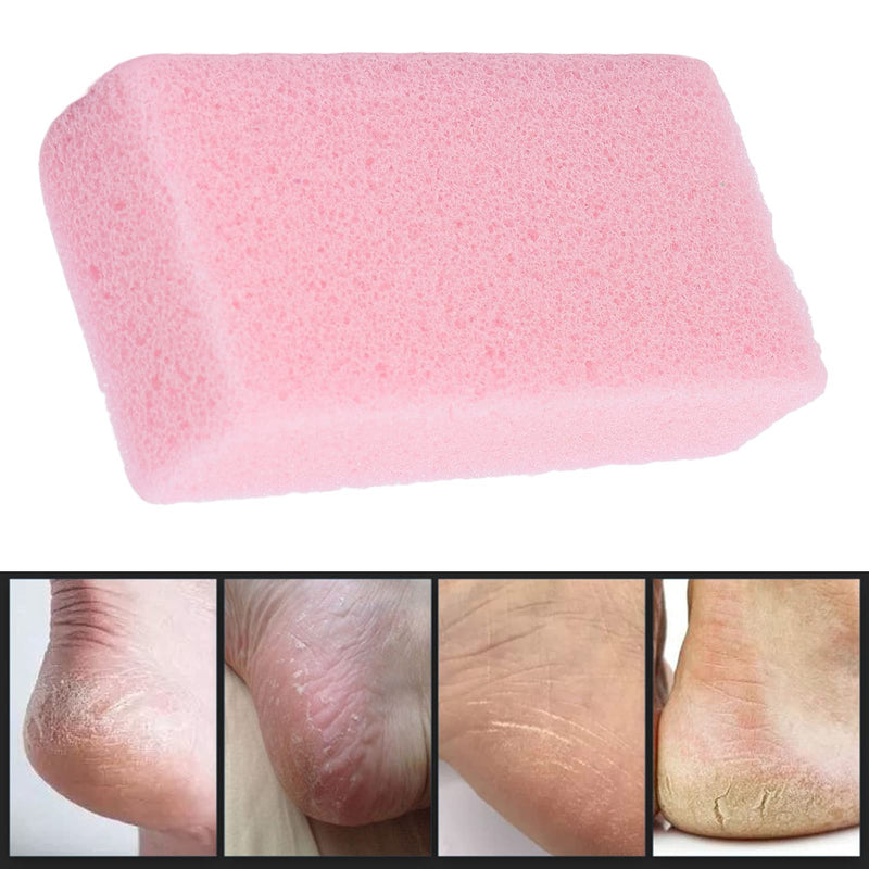 Pumice Stone for Feet, Foot Pumice Stone, Professional Pedicure Foot Pumice Stone Square Pink Hard Dead Skin Remove Scrubber Callus Remover for Feet for Nail Tool Foot Scrubber Care - NewNest Australia