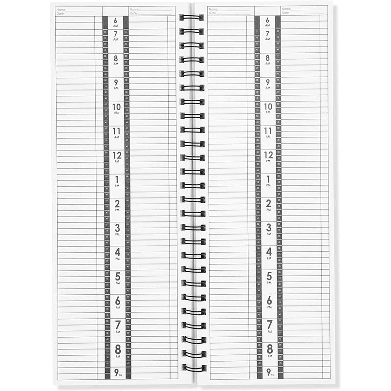 Salon Appointment Book, Marble Design (13.5 x 5 in, 200 Pages) - NewNest Australia