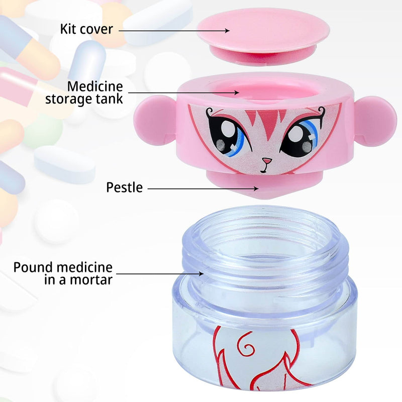 1 Pack Pill Crusher and Grinder, Pill Crusher Portable, Professional Pill Pulverizer, Tablet Crusher， Domestic Pill Crusher for Pills, Vitamins, Tablets, Elderly, Children, Pets (White) 1 Pcs White - NewNest Australia