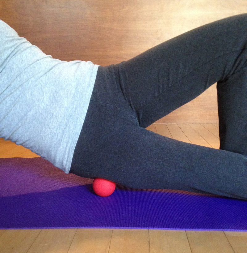 Kieba Massage Lacrosse Balls for Myofascial Release, Trigger Point Therapy, Muscle Knots, and Yoga Therapy. Set of 2 Firm Balls (Blue and Red) Blue and Red - NewNest Australia