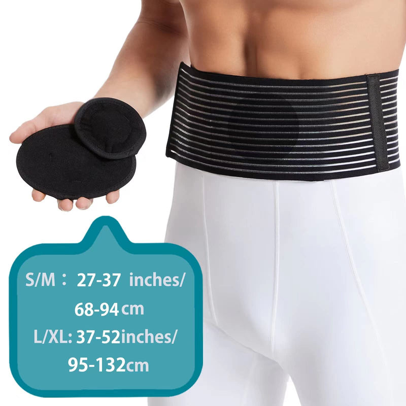 Umbilical Hernia Strap for Men and Women - Abdominal Support with Compression Pads - Supports the waist and abdomen after surgery, postpartum and umbilical hernia assistance Large/X-Large (Pack of 1) - NewNest Australia